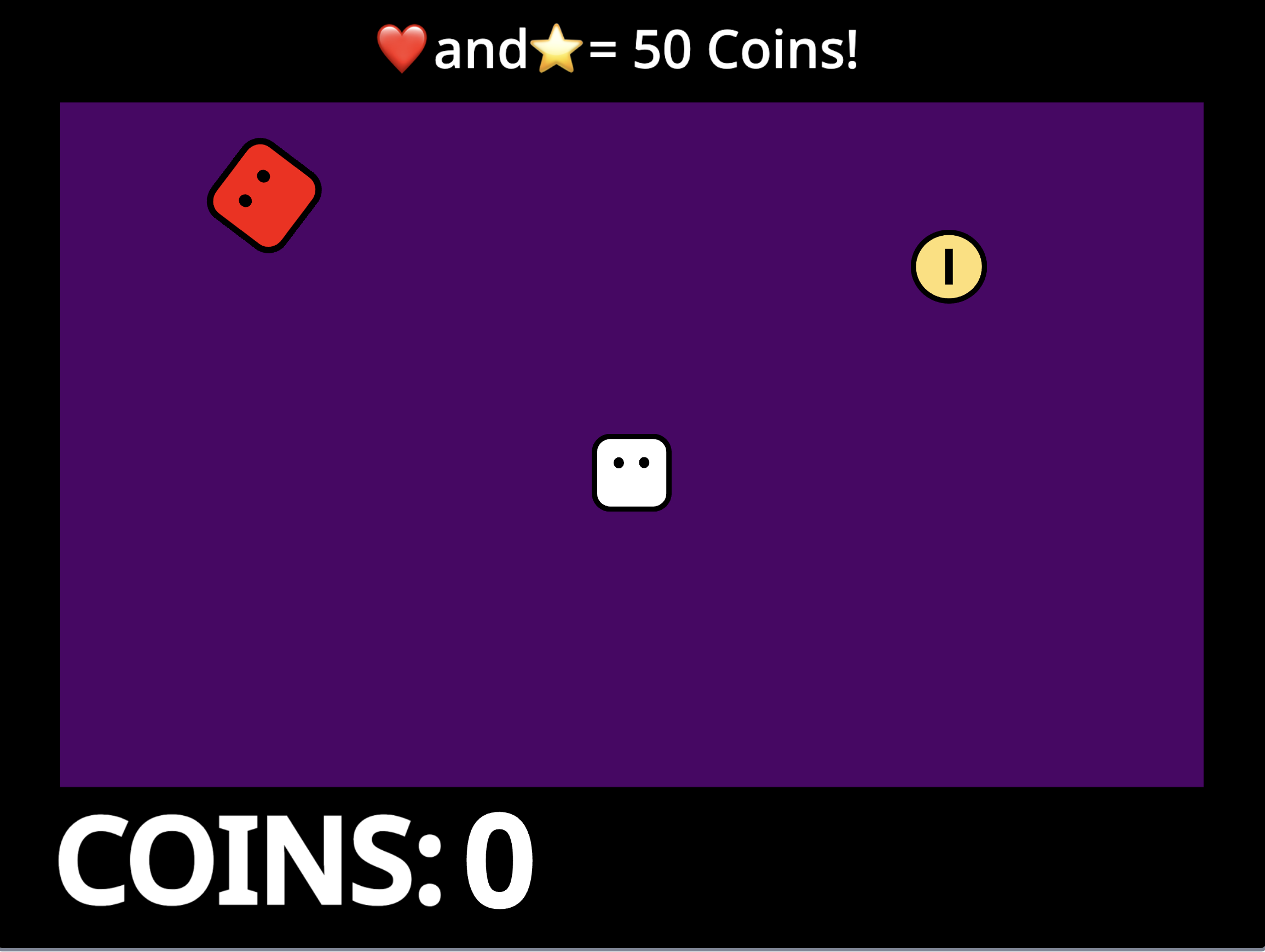 Dodge Game - Space Theme Scene